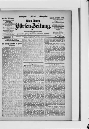 Berliner Börsen-Zeitung vom 30.10.1901