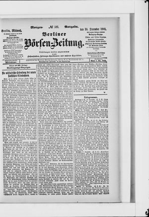 Berliner Börsen-Zeitung vom 18.12.1901