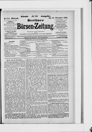 Berliner Börsen-Zeitung vom 18.12.1901
