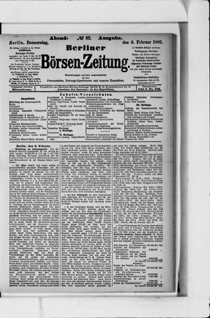 Berliner Börsen-Zeitung vom 06.02.1902
