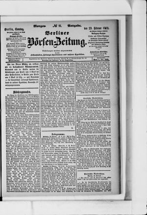 Berliner Börsen-Zeitung vom 23.02.1902
