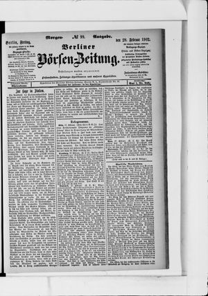 Berliner Börsen-Zeitung vom 28.02.1902