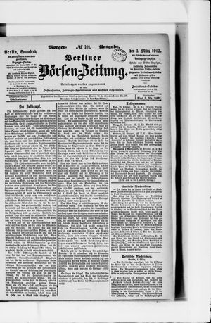 Berliner Börsen-Zeitung vom 01.03.1902