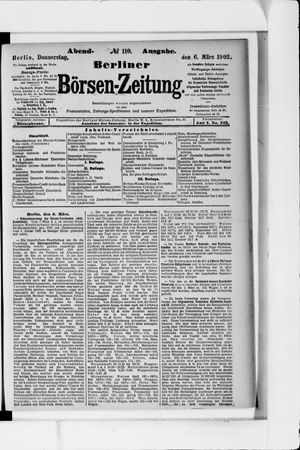 Berliner Börsen-Zeitung vom 06.03.1902