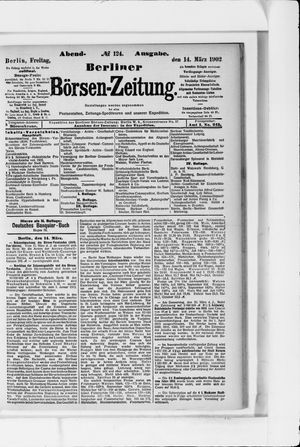 Berliner Börsen-Zeitung vom 14.03.1902