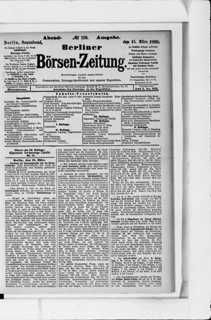 Berliner Börsen-Zeitung vom 15.03.1902