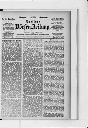 Berliner Börsen-Zeitung vom 10.04.1902