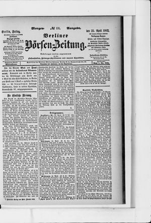 Berliner Börsen-Zeitung vom 25.04.1902