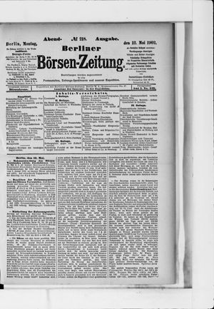 Berliner Börsen-Zeitung vom 12.05.1902