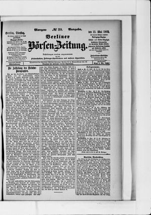 Berliner Börsen-Zeitung vom 13.05.1902