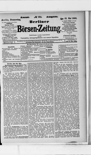 Berliner Börsen-Zeitung vom 22.05.1902