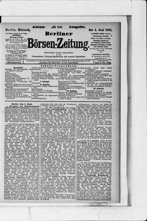 Berliner Börsen-Zeitung vom 04.06.1902