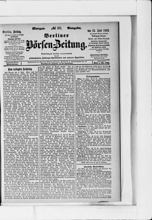 Berliner Börsen-Zeitung vom 13.06.1902