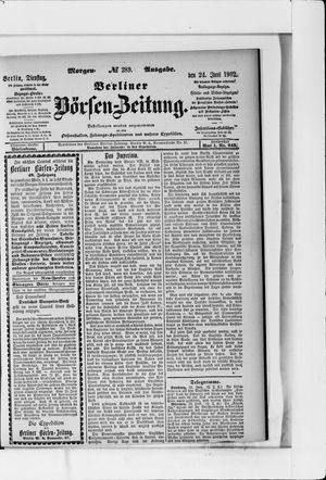 Berliner Börsen-Zeitung vom 24.06.1902