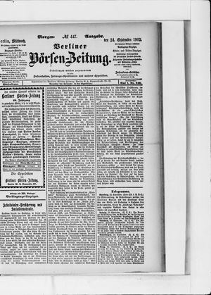 Berliner Börsen-Zeitung vom 24.09.1902