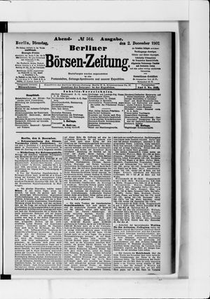 Berliner Börsen-Zeitung vom 02.12.1902