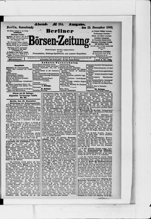Berliner Börsen-Zeitung on Dec 13, 1902