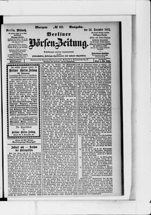Berliner Börsen-Zeitung vom 24.12.1902