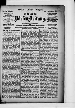 Berliner Börsen-Zeitung vom 01.09.1903