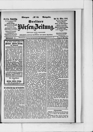 Berliner Börsen-Zeitung vom 24.03.1904