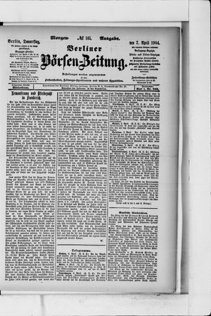 Berliner Börsen-Zeitung on Apr 7, 1904