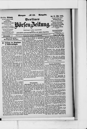 Berliner Börsen-Zeitung vom 18.05.1904