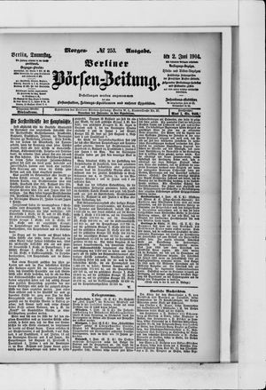 Berliner Börsen-Zeitung vom 02.06.1904