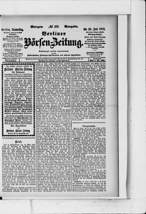 Berliner Börsen-Zeitung vom 23.06.1904