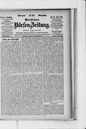 Berliner Börsen-Zeitung on Jul 12, 1904