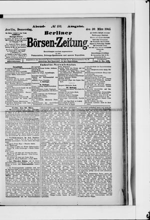 Berliner Börsen-Zeitung vom 30.03.1905