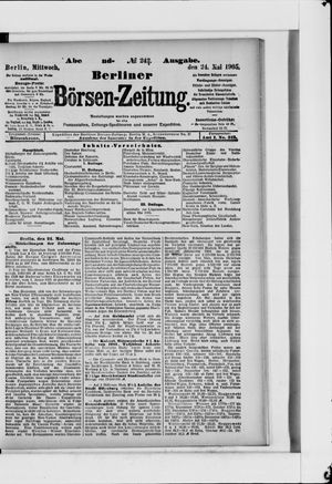 Berliner Börsen-Zeitung vom 24.05.1905