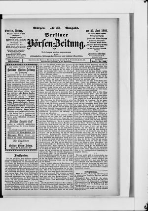 Berliner Börsen-Zeitung vom 23.06.1905