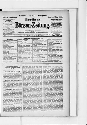 Berliner Börsen-Zeitung vom 24.03.1906