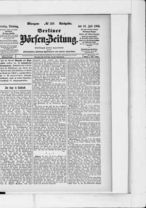 Berliner Börsen-Zeitung vom 24.07.1906