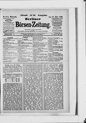 Berliner Börsen-Zeitung vom 20.03.1907