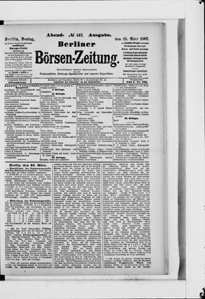 Berliner Börsen-Zeitung vom 25.03.1907