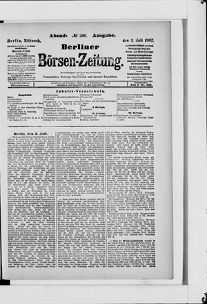 Berliner Börsen-Zeitung on Jul 3, 1907