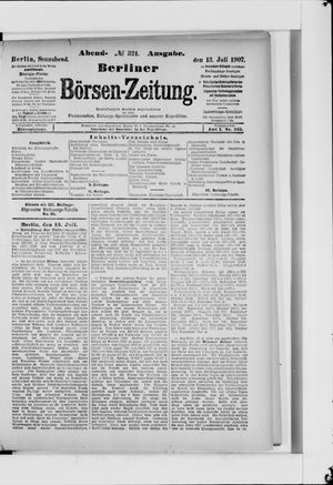 Berliner Börsen-Zeitung vom 13.07.1907