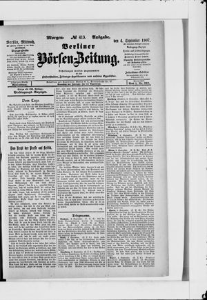 Berliner Börsen-Zeitung vom 04.09.1907