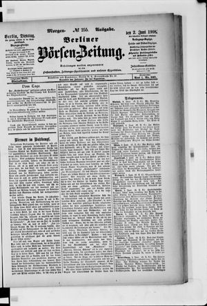Berliner Börsen-Zeitung vom 02.06.1908
