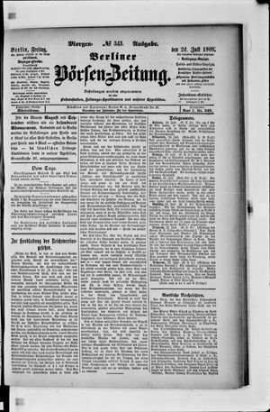 Berliner Börsen-Zeitung vom 24.07.1908
