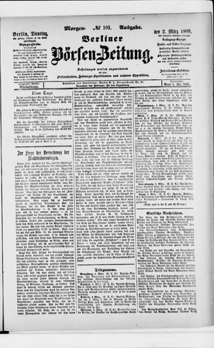 Berliner Börsen-Zeitung vom 02.03.1909