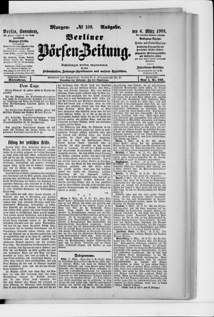 Berliner Börsen-Zeitung vom 06.03.1909