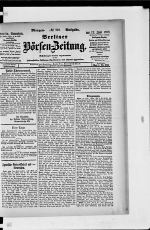 Berliner Börsen-Zeitung vom 12.06.1909