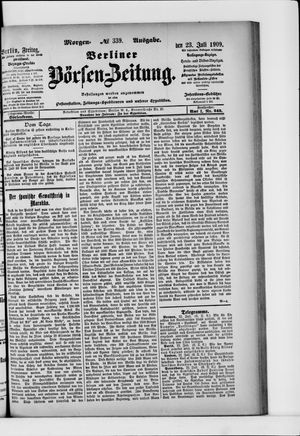 Berliner Börsen-Zeitung on Jul 23, 1909