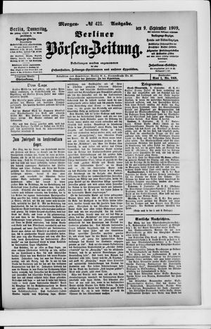 Berliner Börsen-Zeitung vom 09.09.1909