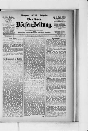 Berliner Börsen-Zeitung vom 08.04.1910