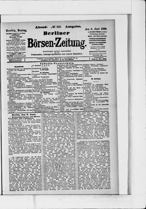 Berliner Börsen-Zeitung vom 06.06.1910