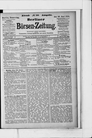 Berliner Börsen-Zeitung vom 30.06.1910