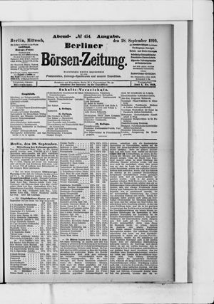 Berliner Börsen-Zeitung vom 28.09.1910